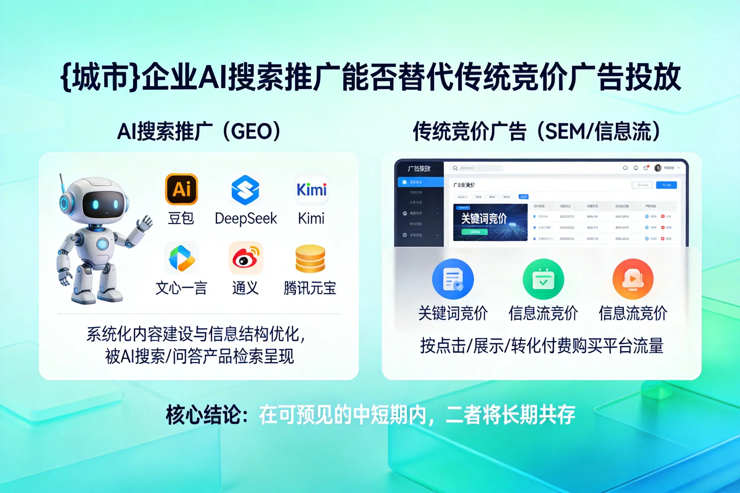 孝感企业AI搜索推广能否替代传统竞价广告投放