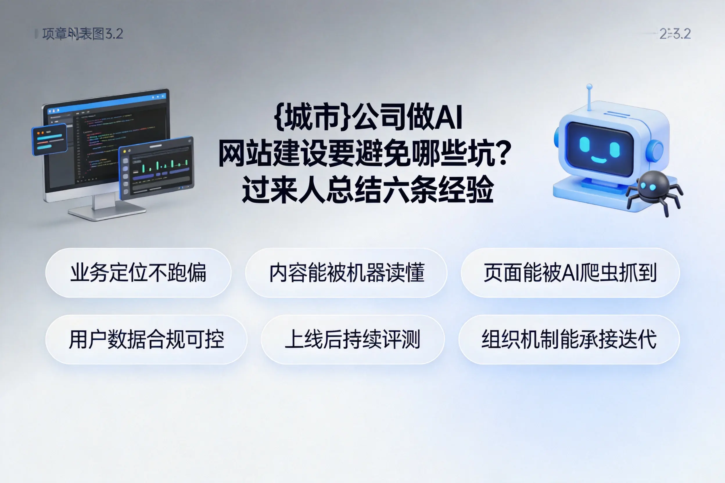 孝感公司做AI网站建设要避免哪些坑?过来人总结六条经验