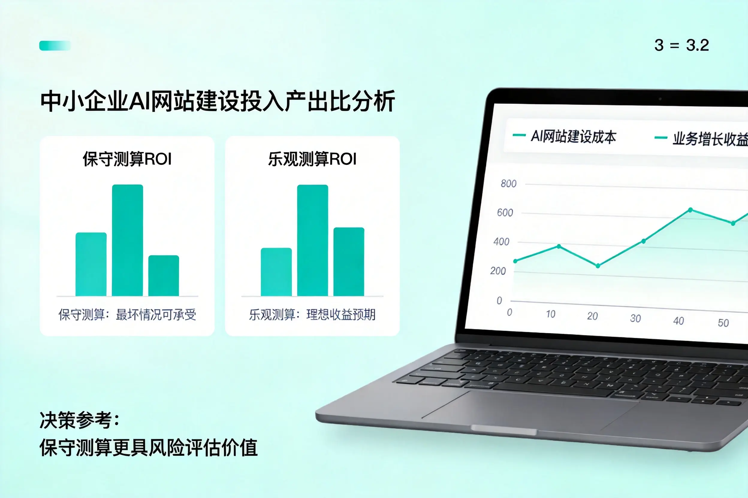孝感中小企业AI网站建设投入产出比怎么算?先看这份分析